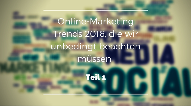 Online Marketing Trends