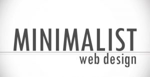 Minimalistisches Webdesign