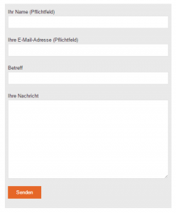 Einfaches Formular in Contact Form 7