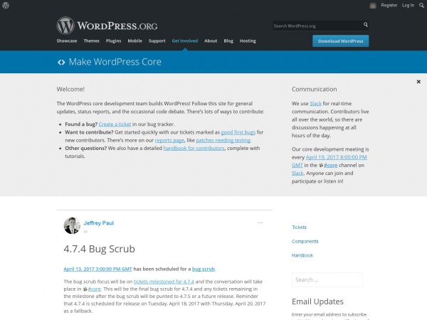 https://make.wordpress.org/core/2017/04/13/4-7-4-bug-scrub/