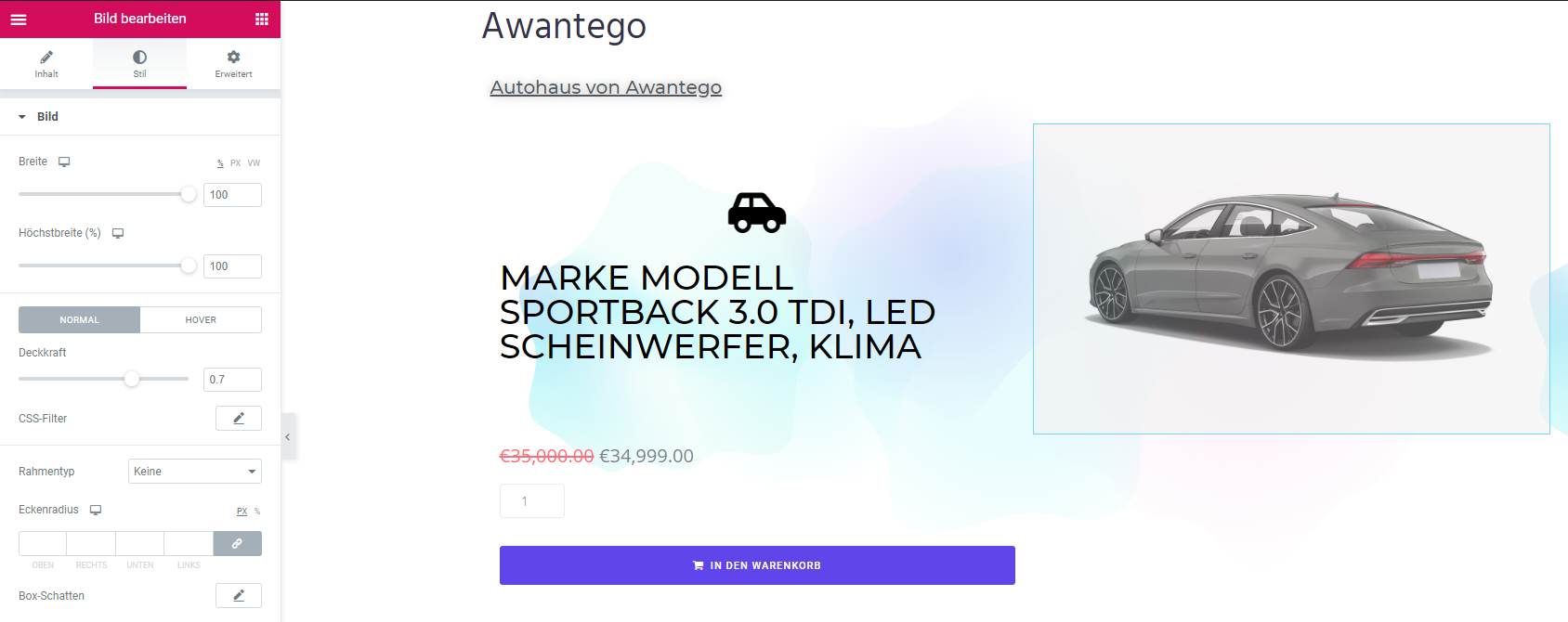 WooCommerce Tutorial: Produktseiten mit Elementor erstellen 16 Elementor 14