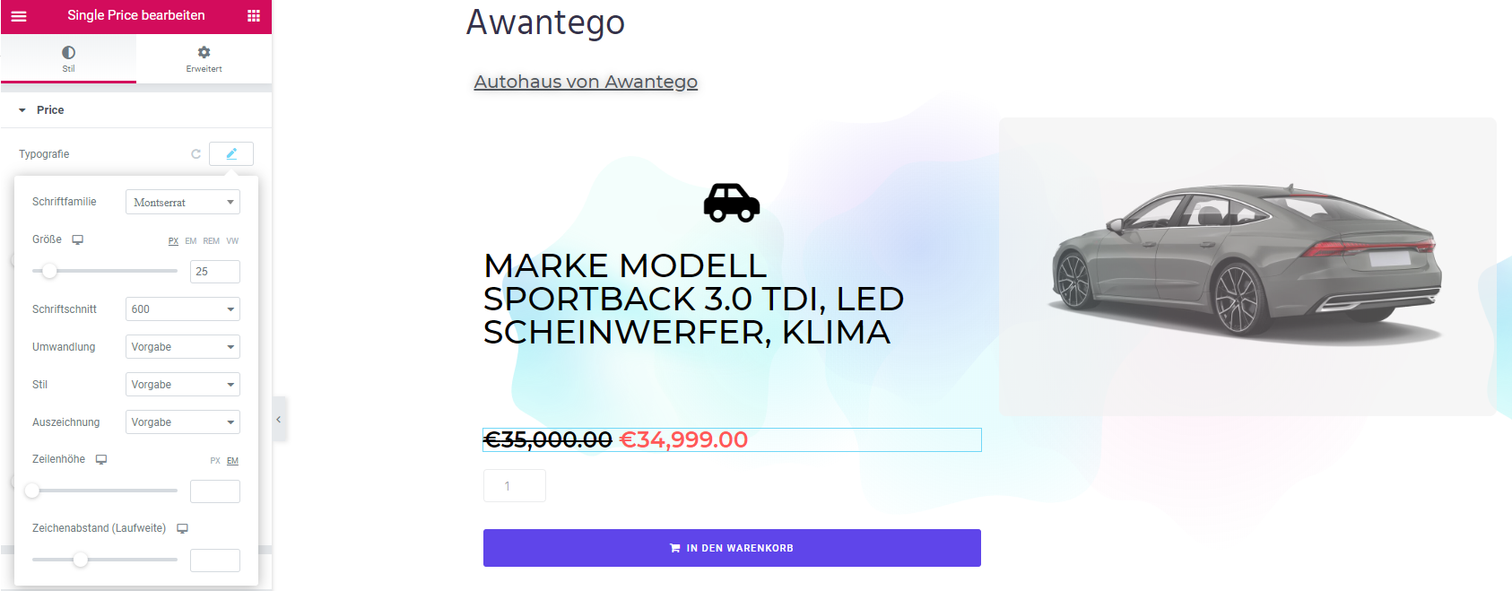 WooCommerce Tutorial: Produktseiten mit Elementor erstellen 17 Elementor 15