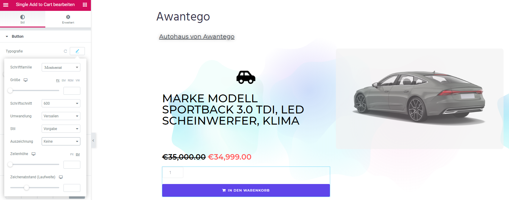 WooCommerce Tutorial: Produktseiten mit Elementor erstellen 18 Elementor 16