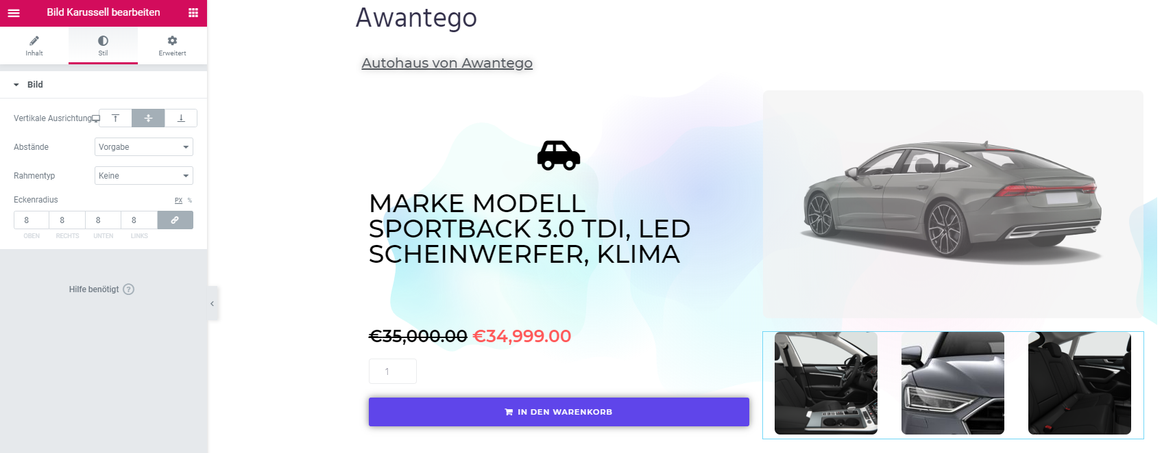 WooCommerce Tutorial: Produktseiten mit Elementor erstellen 22 Elementor 20