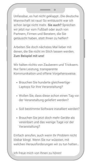 Newsletter Marketing_Beispiel_Text